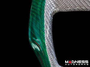 Alfa Romeo Stelvio Shift Gate Trim Panel - Carbon Fiber - 2020+ - Italian Theme - Feroce Carbon Alfa Romeo Stelvio Shift Gate Trim Panel - Carbon Fiber - 2020+ - Italian Theme - Feroce Carbon